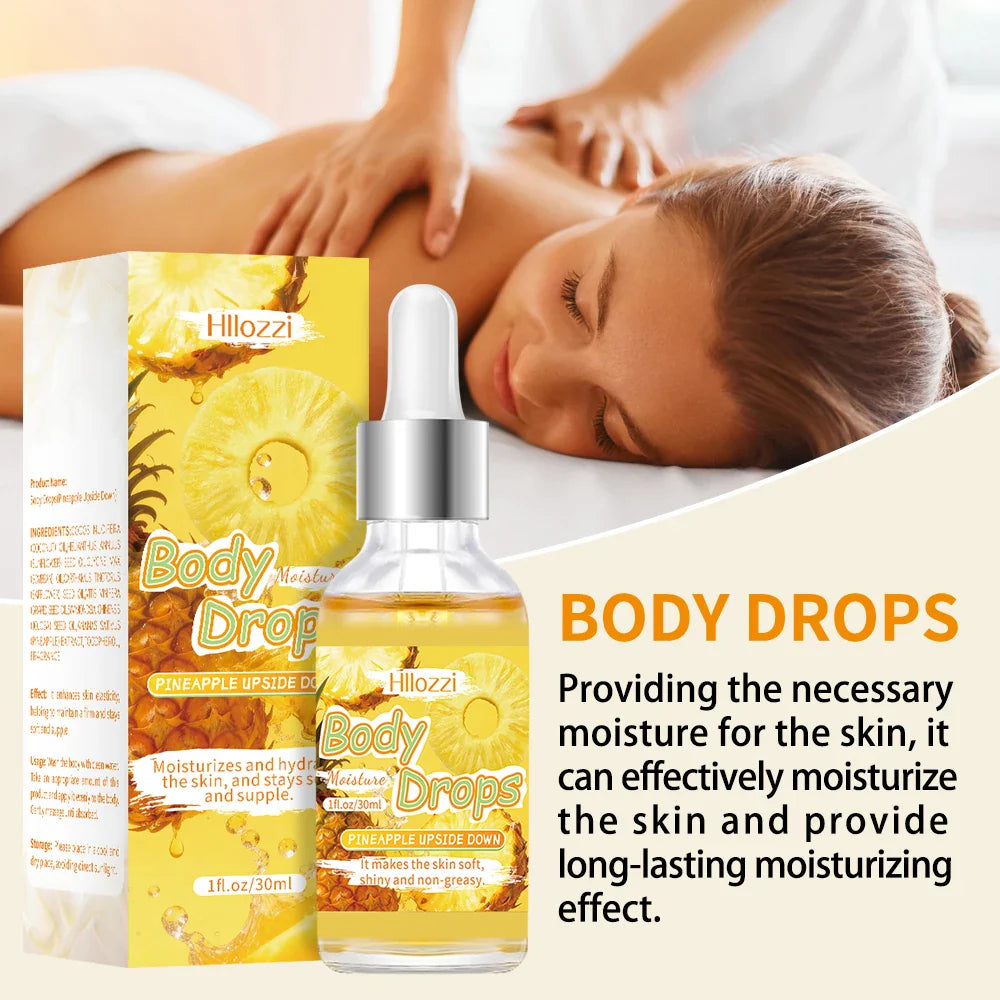 Pineapple Body Oil & Glaze Set + Free Rollerball | Moisturizing