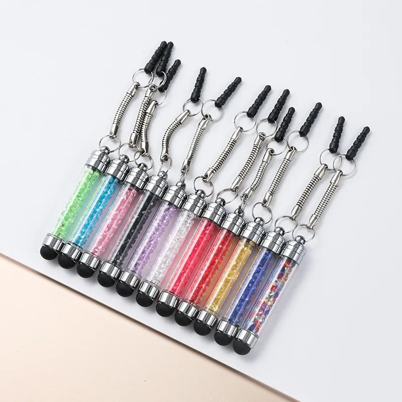 Crystal Pendant Capacitive Stylus Universal Stylus For Touch Screen touch pencil for cell phone Capacitive Stylus Pen For phone Peaceful Pleasures Health and Wellness