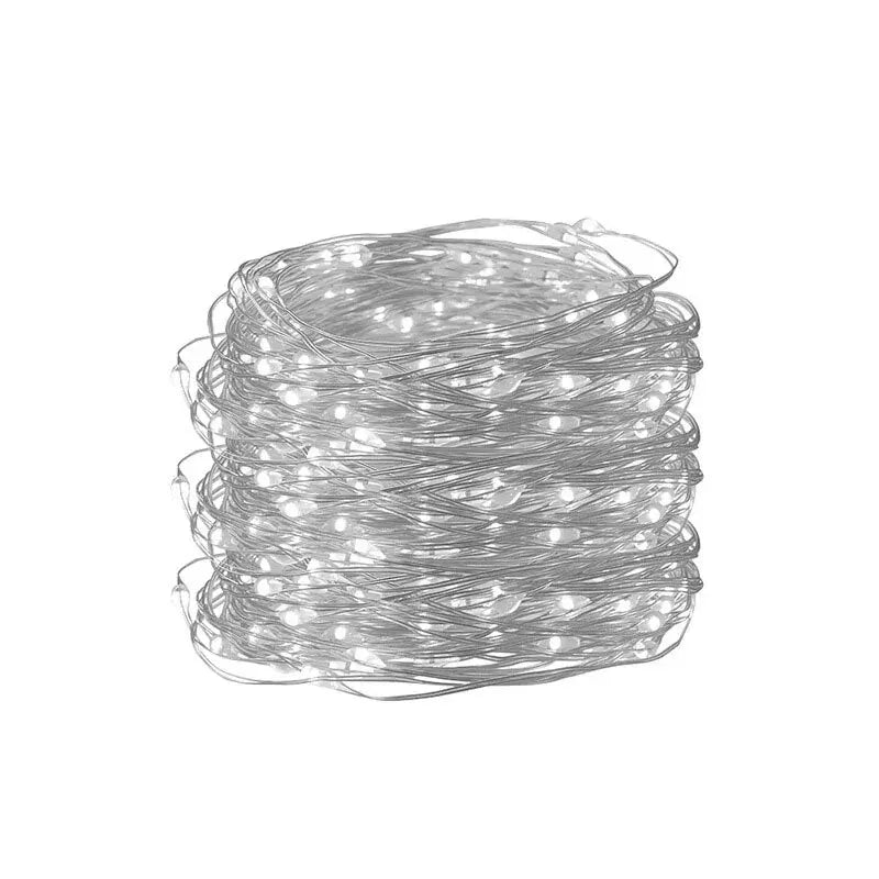 5M USB LED Fairy String Lights – Waterproof Silver Wire Garland