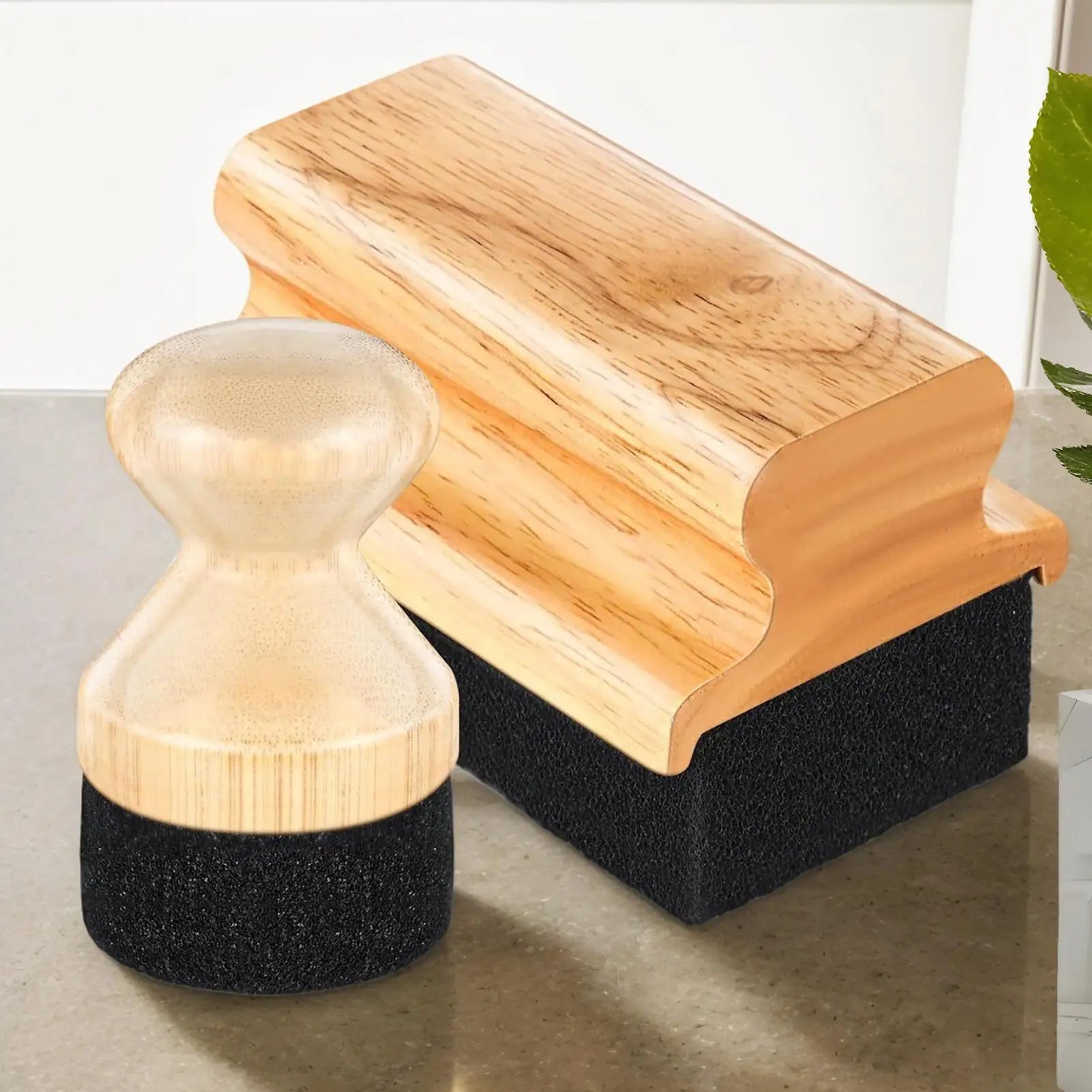 Mineral Oil Applicator Scrub Brush for Cutting Boards & Butcher Block Wood Care Applicator Brush Peaceful Pleasures Health and Wellness