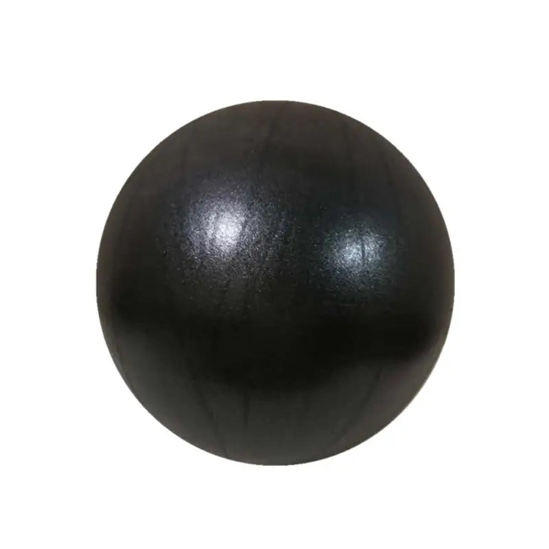 Matte Explosion Proof Mini Yoga Ball 25cm Pilates Ball Inflatable Gymnastics Ball Fitness Balls Gym Fitness Tools Peaceful Pleasures Health and Wellness black