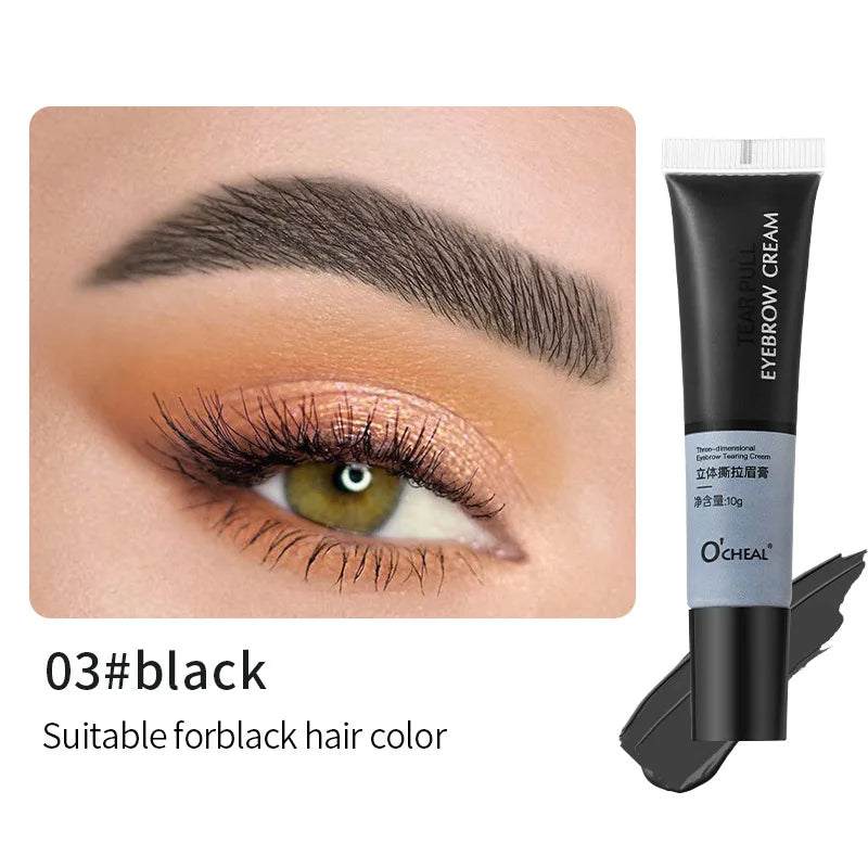 OCHEAL 3D Waterproof Eyebrow Gel – Peel-Off Smudge-Proof Cream