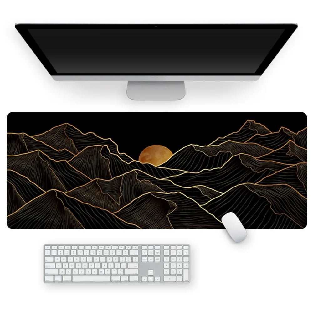 Large Gaming Mouse Pad – Stitched Edge Non-Slip Desk Mat