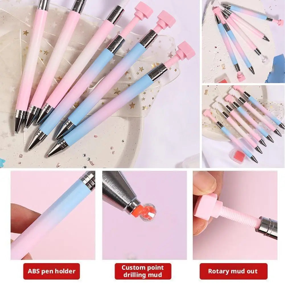 Refillable Rotating Wax Pen for Nail Art & Diamond Painting