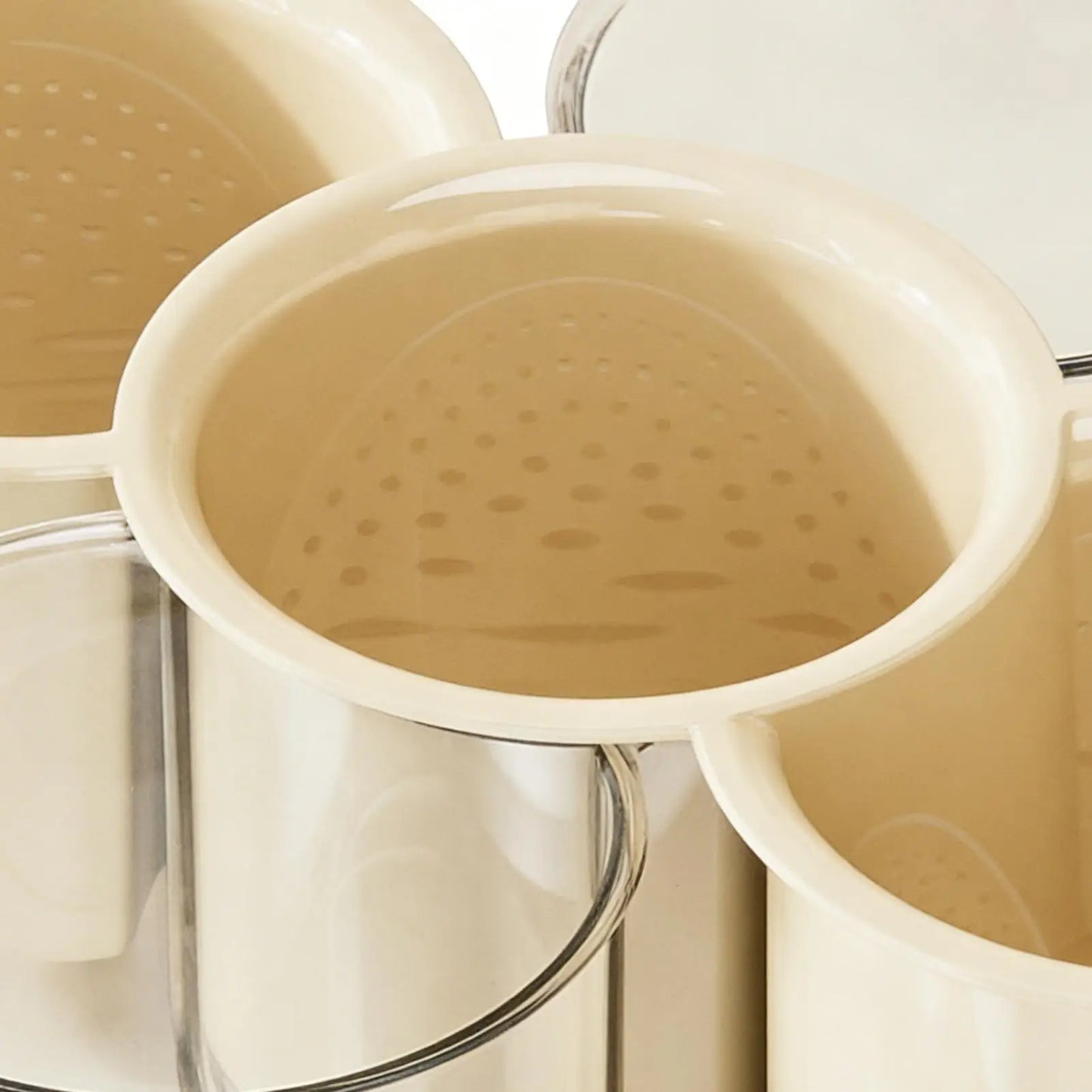 360° Rotating Fruit Bowl & Stackable Snack Serving Tray Rotating Serving Tray Peaceful Pleasures Health and Wellness