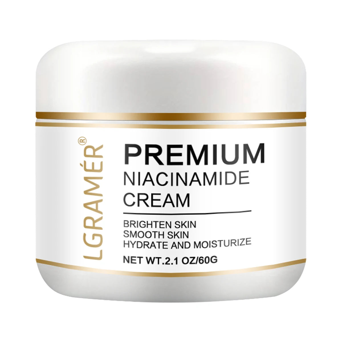 LGRAMER Gold Hyaluronic Acid Nicotinamide Face Serum Cream