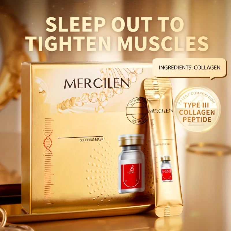 Mercilen Collagen Anti-Aging Sleeping Face Mask 20pc Set