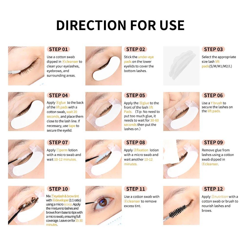 Lash & Brow Lift Tint Kit – Salon Results at Home