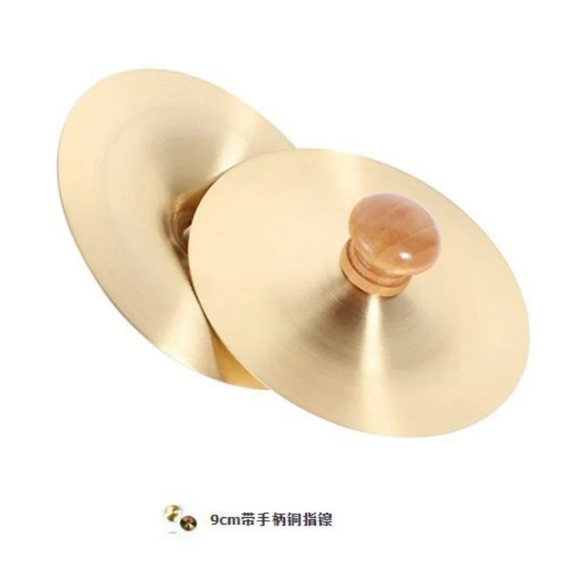 Hand Percussion Copper Cymbals Children Musical Instrument Education