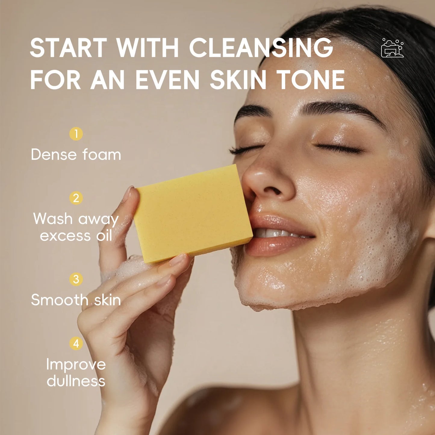 LAIKOU Kojic Acid Soap – Brightening Anti-Acne Face & Body Wash