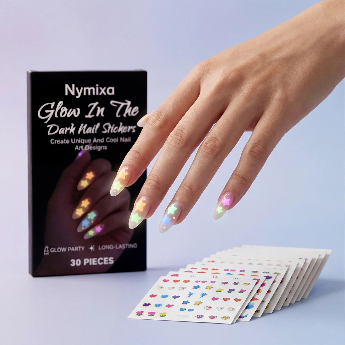 Fluorescent Nail Polish Glow In Dark Gel Colorful DIY Manicure Create Party Atmosphere Neon Luminous Top Coat Nails Polish Pens Peaceful Pleasures Health and Wellness
