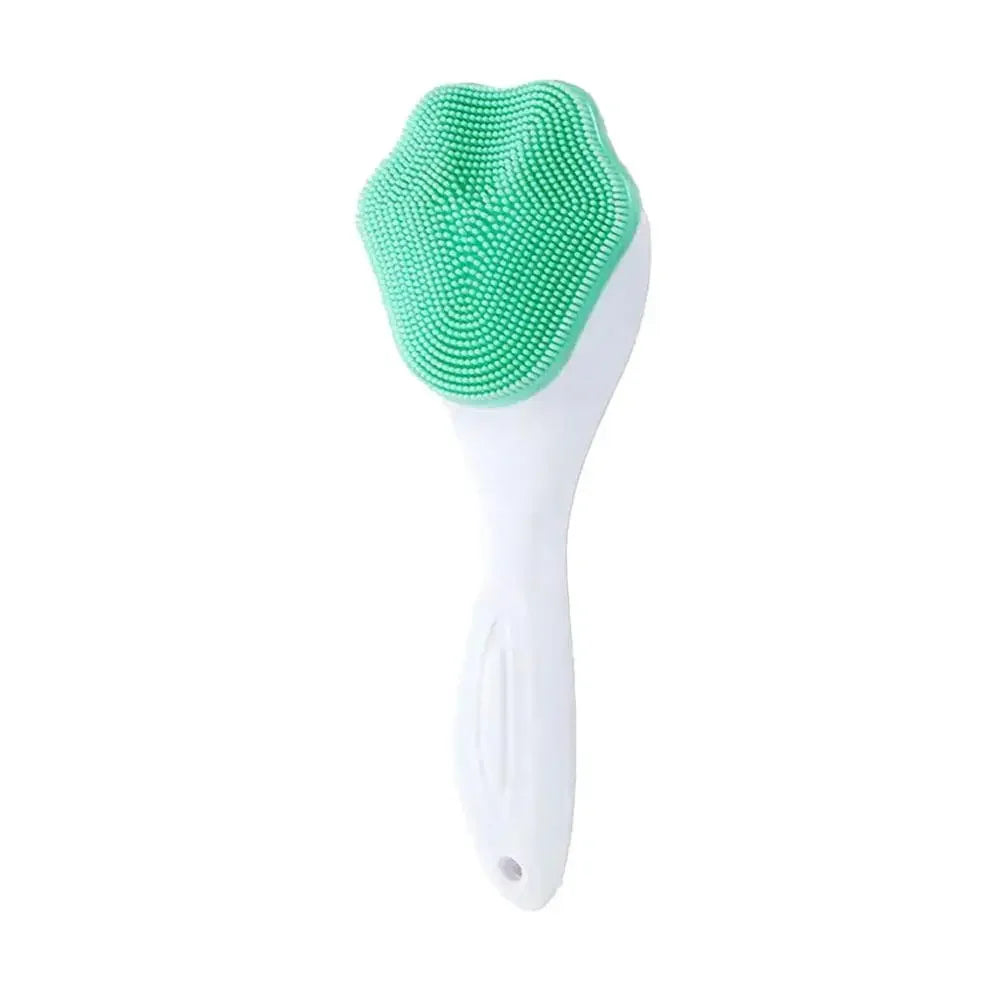 Silicone Face Scrubber & Exfoliator Brush – Deep Pore Cleansing Peaceful Pleasures Health and Wellness green