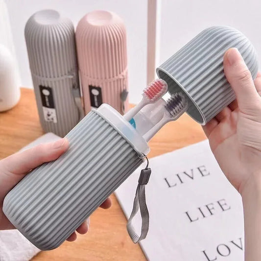 Portable Toothpaste Toothbrush Protect Holder Case Travel Camping Storage Box Protect Toothbrush Toothpaste from Dirt and Damage Peaceful Pleasures Health and Wellness