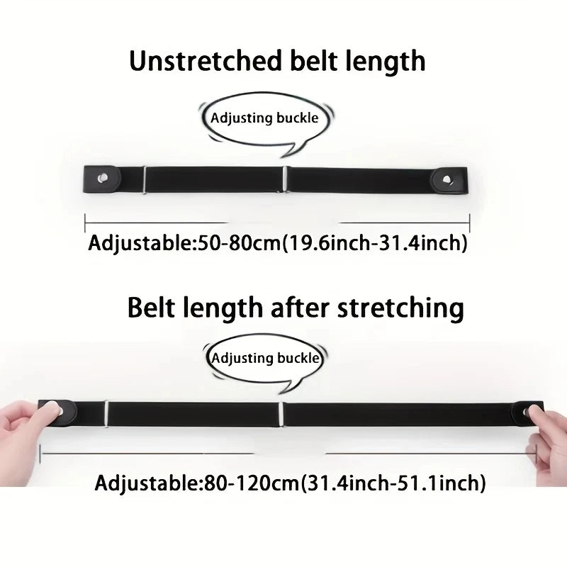 Buckle-Free Stretch Elastic Waist Belt – No Bulge, No Hassle Elastic Waist Belt Peaceful Pleasures Health and Wellness