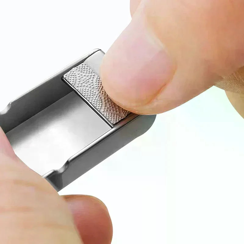 1pc Stainless Steel Mini Folded Nail Clipper With Key Ring Handle Rotary Nail Clipper Nail Accessories And Tools Small Scissors Peaceful Pleasures Health and Wellness