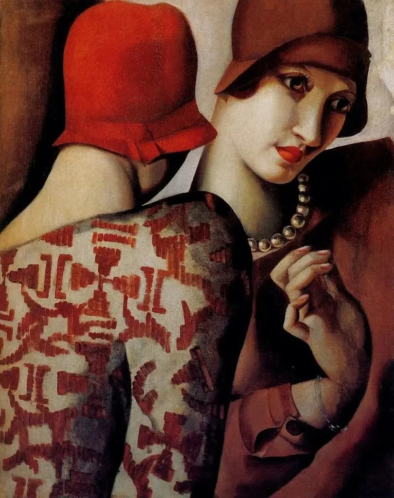 Tamara De Lempicka Posters Abstract Woman Art Canvas Painting and Prints Pictures for Nordic Living Room Aesthetic Decor Cuad Peaceful Pleasures Health and Wellness