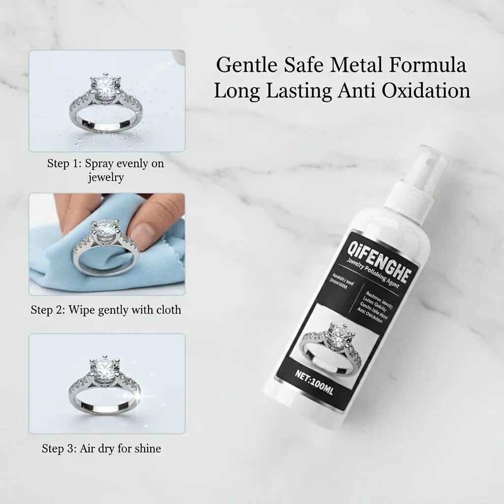 QIFENGHE Jewelry Polishing Spray – Rings, Diamonds & Metals