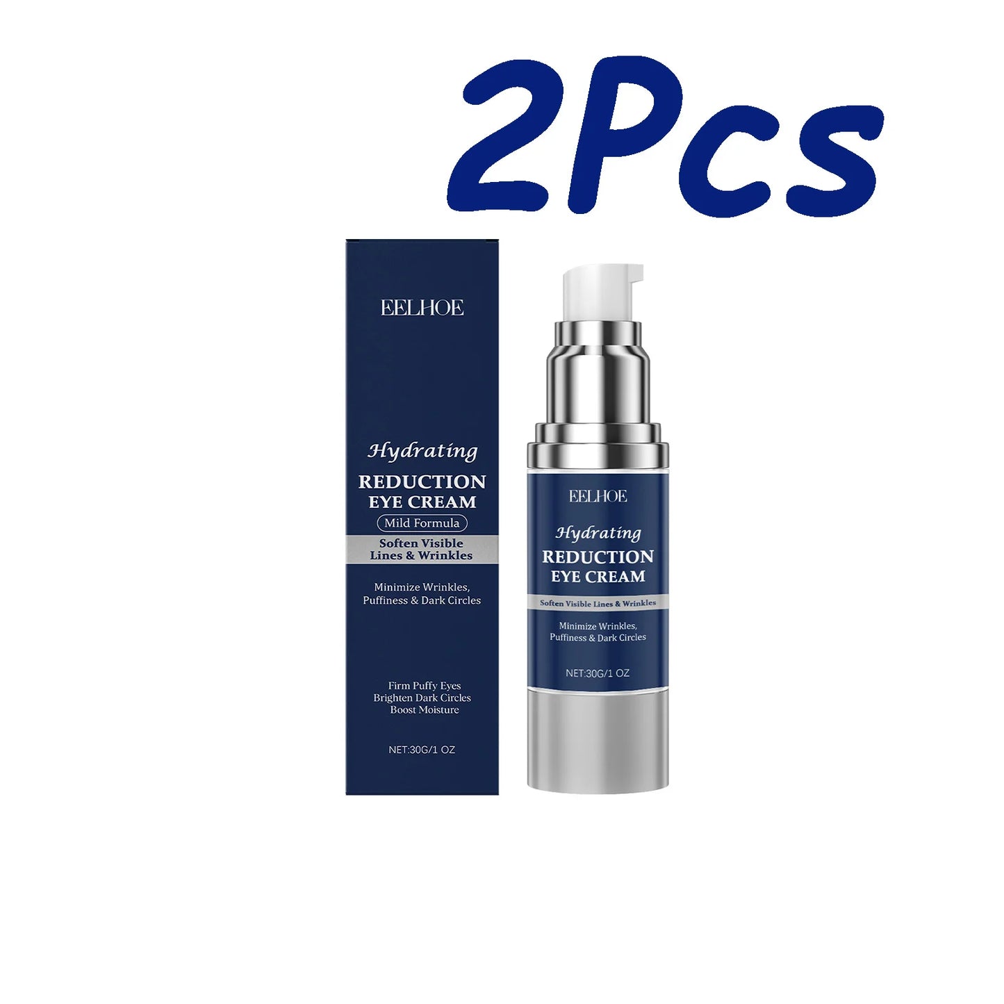 Firming Eye Cream – Hyaluronic Acid, Collagen & Peptides 30g