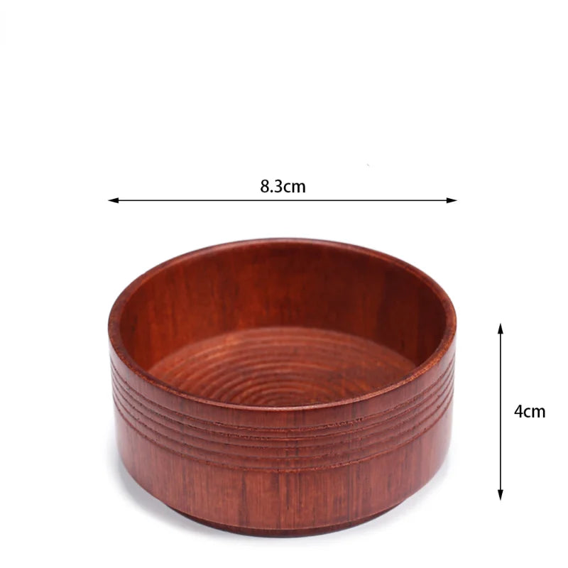 Men's Wooden Shaving Soap Bowl | Portable Oak Lather Cup