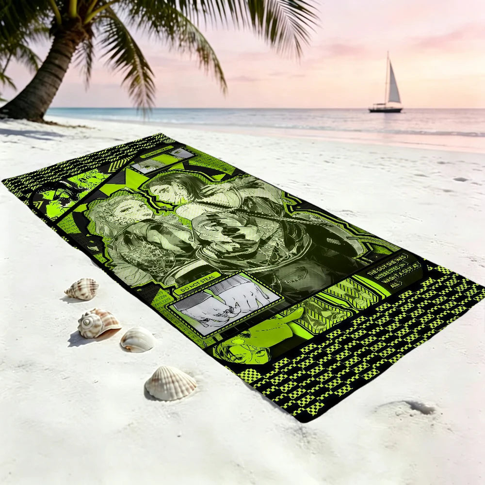 Quick-Dry Beach Towel | Soft Lightweight Travel & Gym Towel Quick-Dry Beach Towel Peaceful Pleasures Health and Wellness