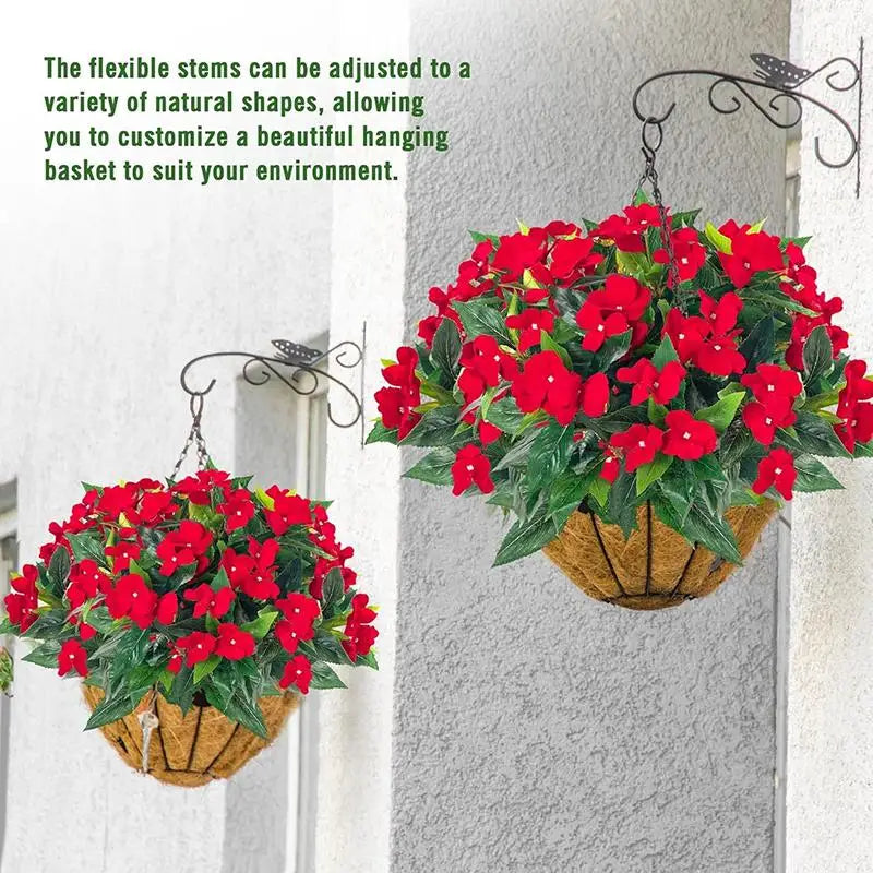 Silk Artificial Impatiens Flowers – Wedding & Home Décor