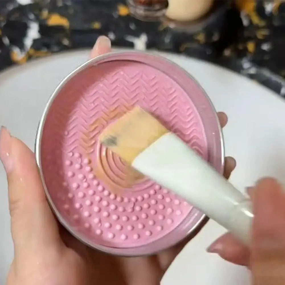 Makeup Brush Cleaner Soap & Silicone Mat – All Brush Types