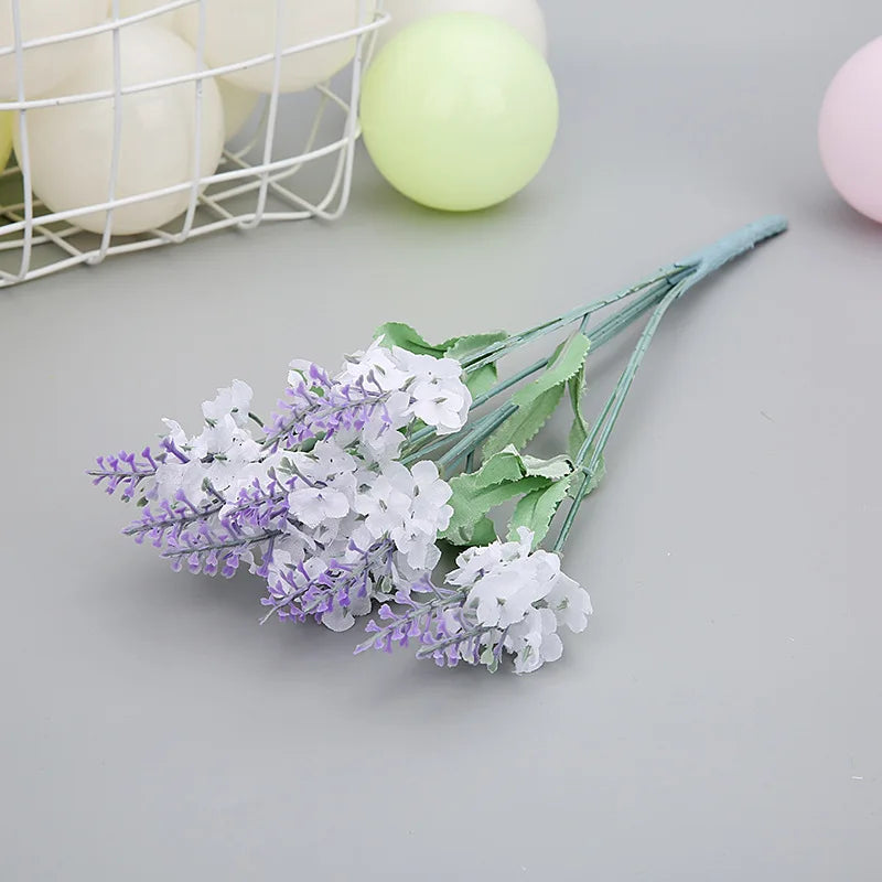 Creative 10 Heads Artificial Lavender Bouquet Home Wedding Garden