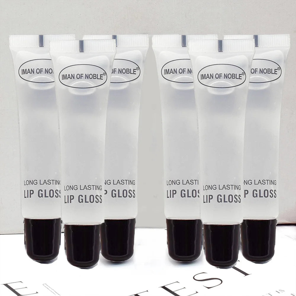 6 pcs Lip Oil Sets Gifts for Women Transparent Soft Tube, Colorless, Moisturizing, Natural, Long-Lasting, Water-Gloss Lip Oil Peaceful Pleasures Health and Wellness 6 pcs Lip Oil