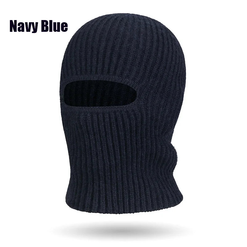 Knitted Balaclava Hat & Windproof Face Mask – Unisex Winter