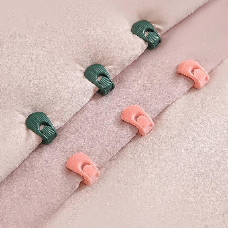 6-Pack Duvet Cover Clips – Anti-Slip Quilt Fastener Grippers Bedding Fastener Clips Peaceful Pleasures Health and Wellness