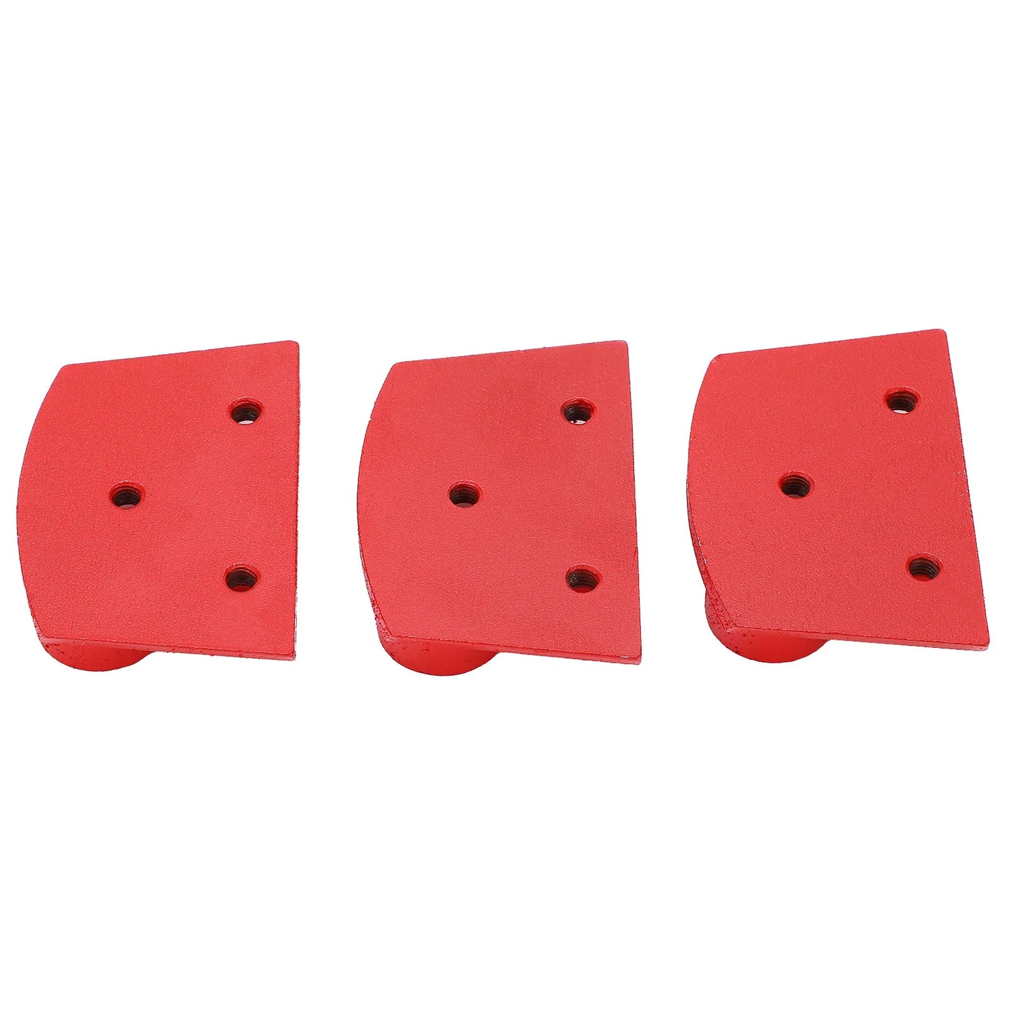 Diamond Grinding Pads Red Trapezoid 30 Grit 2 Cylindrical Teeth