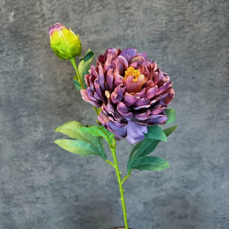 Large Silk Peony Artificial Flowers 2 Heads | Wedding Home Decor