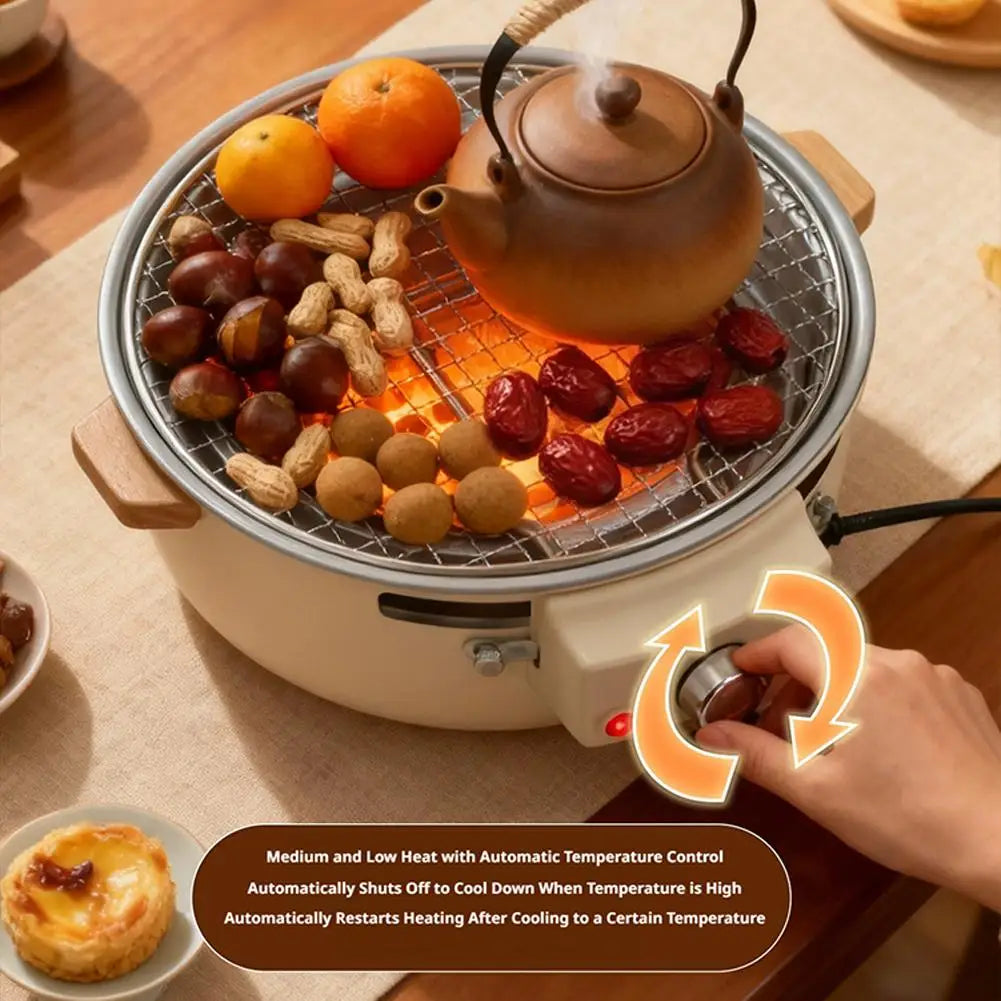 2026 New Electric Carbon Dual Use Tea Stove Set Home Barbecue Grill Full Kit Indoor Outdoor Tea Cooking Heating Cookware Peaceful Pleasures Health and Wellness