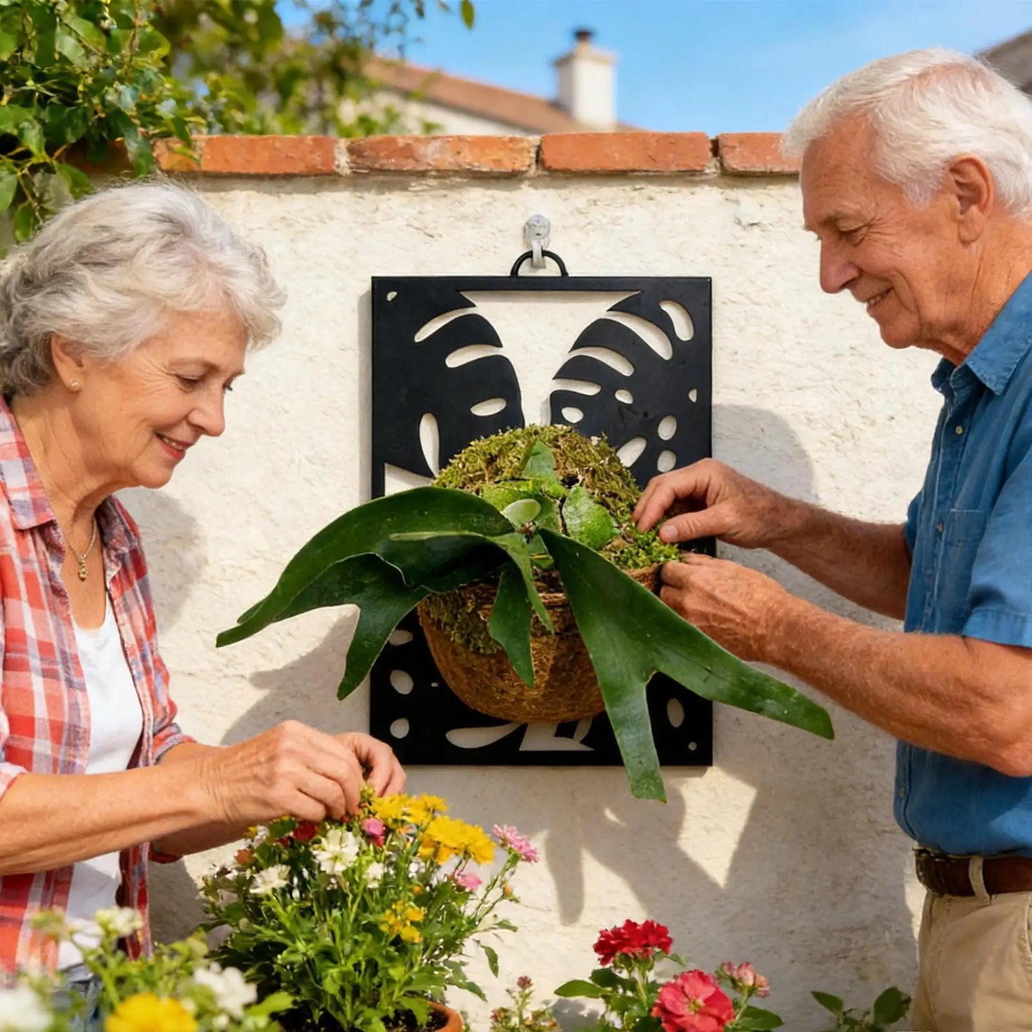 Metal Wall Planter Trellis Display Board | Indoor & Outdoor