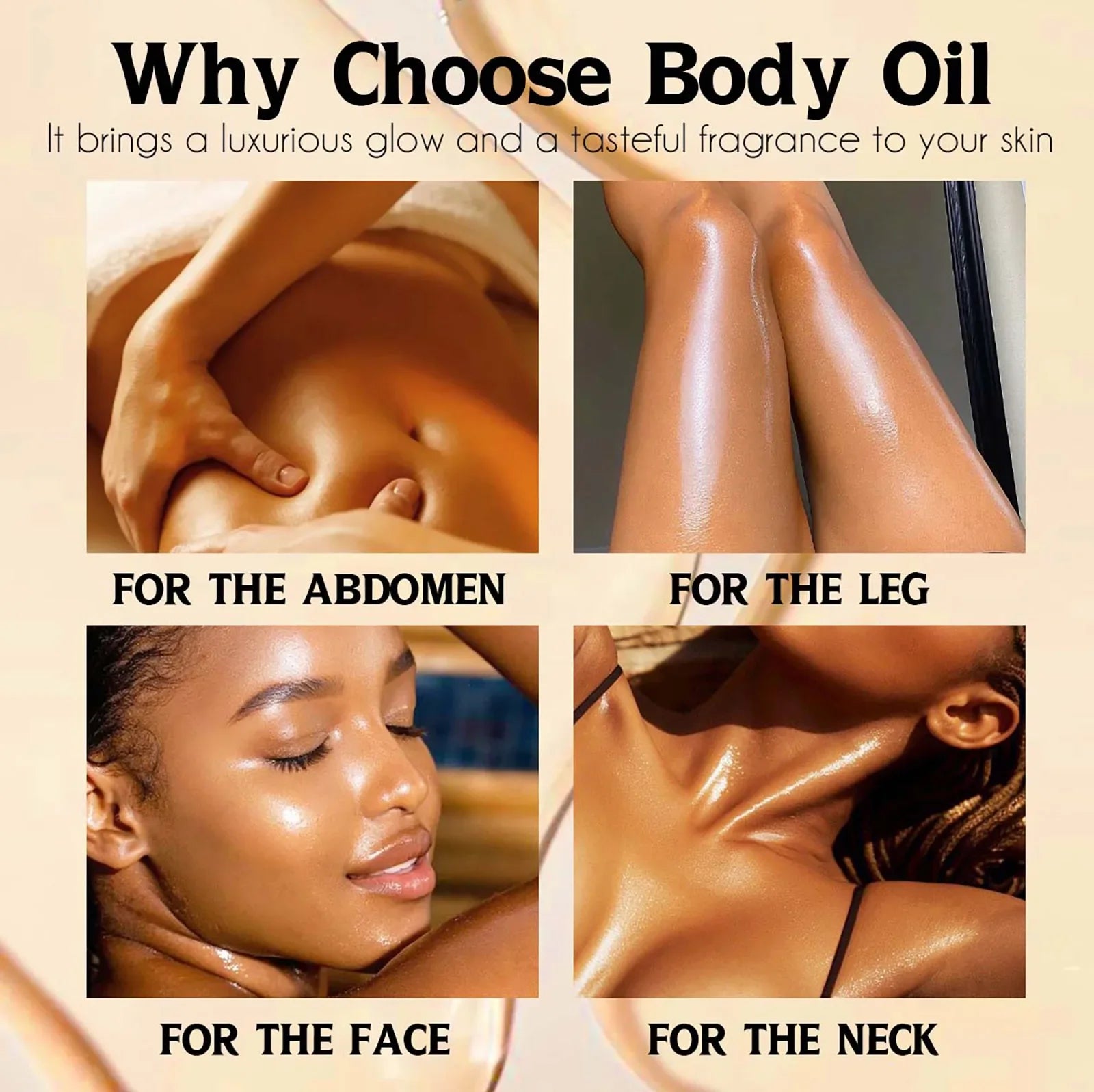 AILKE Skin Glowing Whitening Body Oil – All Skin Types 300ml Peaceful Pleasures Health and Wellness