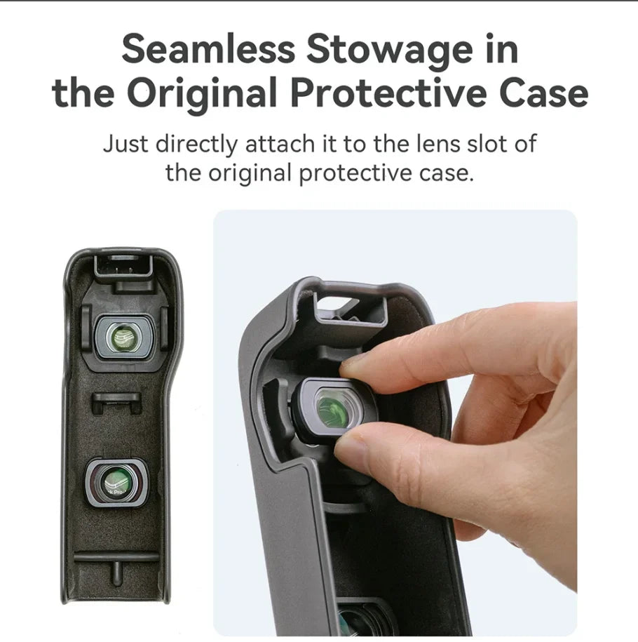 DJI Osmo Pocket 2 Filter Kit – Wide Angle, Macro & Fisheye Lens