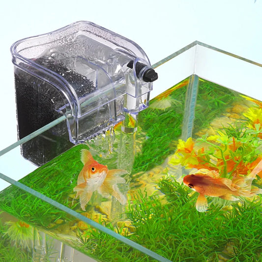 Hang On Back Aquarium Filter Ultra-Quiet 3-Layer Foam 30–80L Tank Aquarium Filter Peaceful Pleasures Health and Wellness