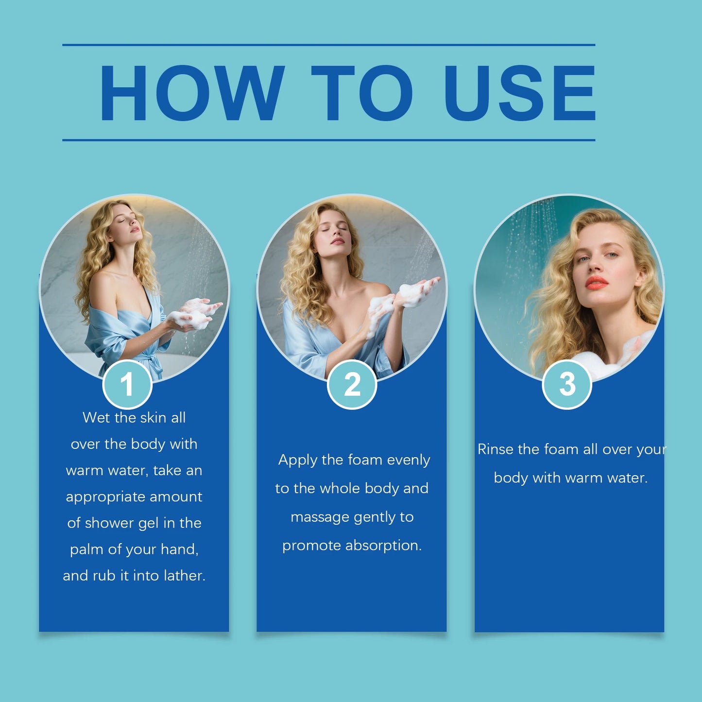 OceAura Salicylic Acid Body Wash | Exfoliating Shower Gel 100ml