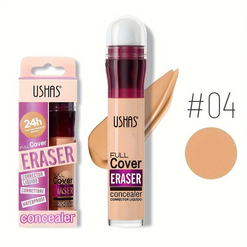 USHAS Sponge Tip Liquid Concealer – Long-Lasting, All Skin Types