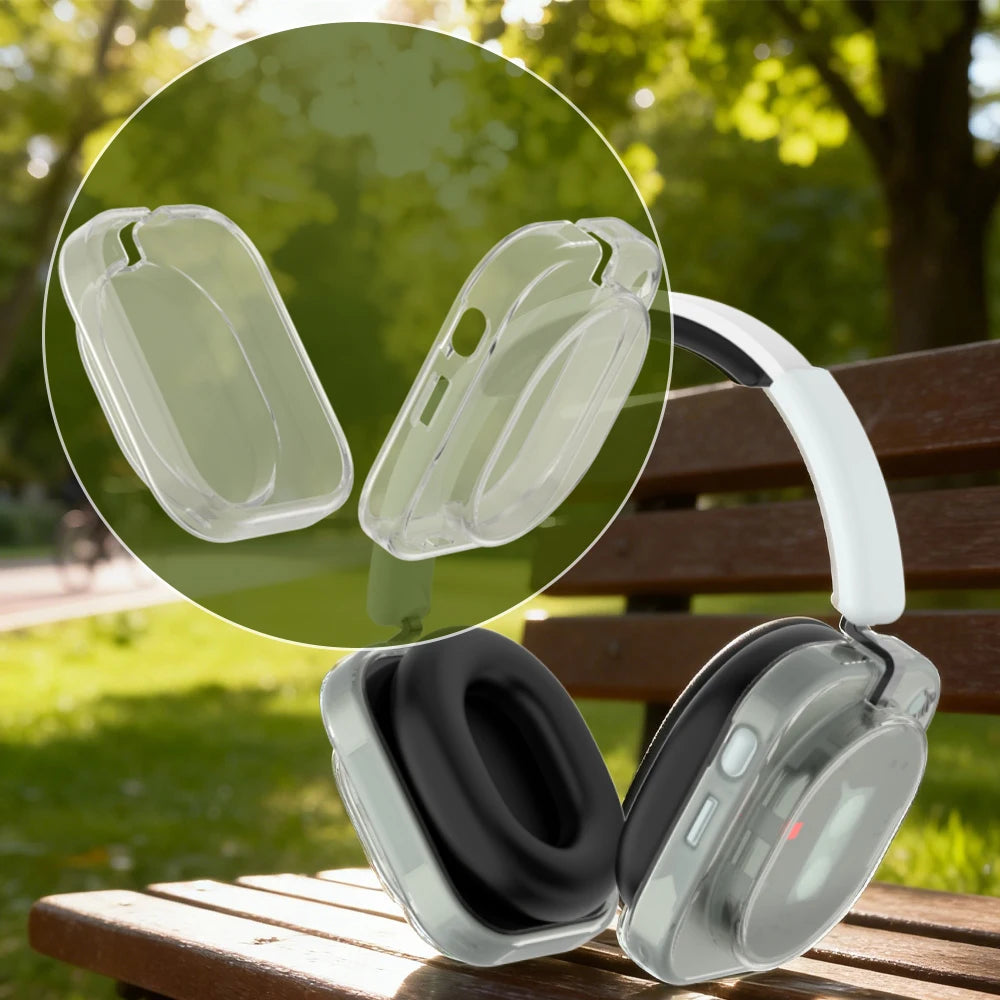 TPU Protective Case For NOTHING Headphones (1) Dustproof And Shockproof Earphone Protective Case Transparent/Gray/Orange Peaceful Pleasures Health and Wellness