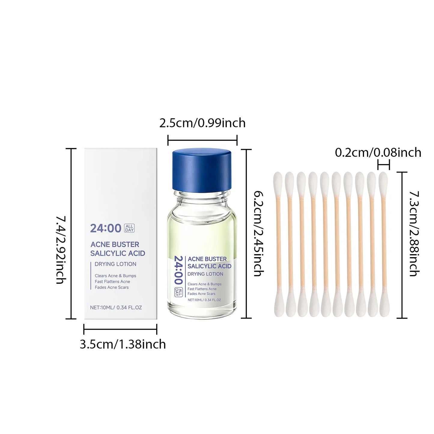 Salicylic Acid Acne Serum – Blackhead & Oil Control Essence Peaceful Pleasures Health and Wellness