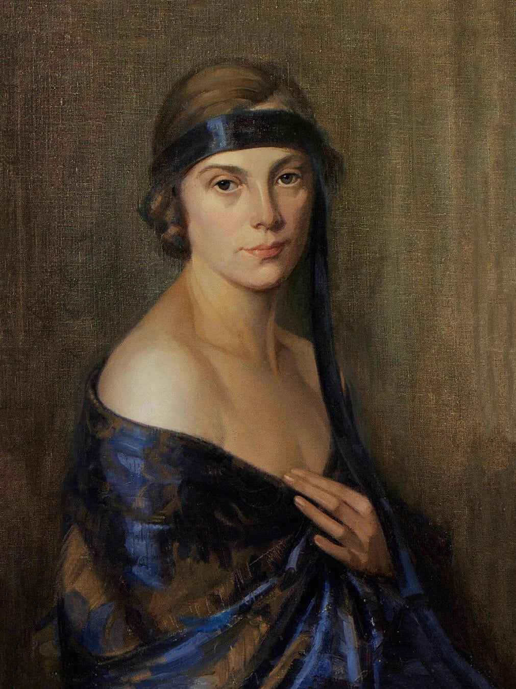 Victorian Vintage Female Portrait Canvas Wall Art Print