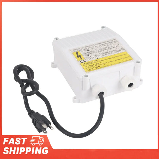Pump Control Box Bulit Thermal Protection Circuit Breaker Controller Peaceful Pleasures Health and Wellness