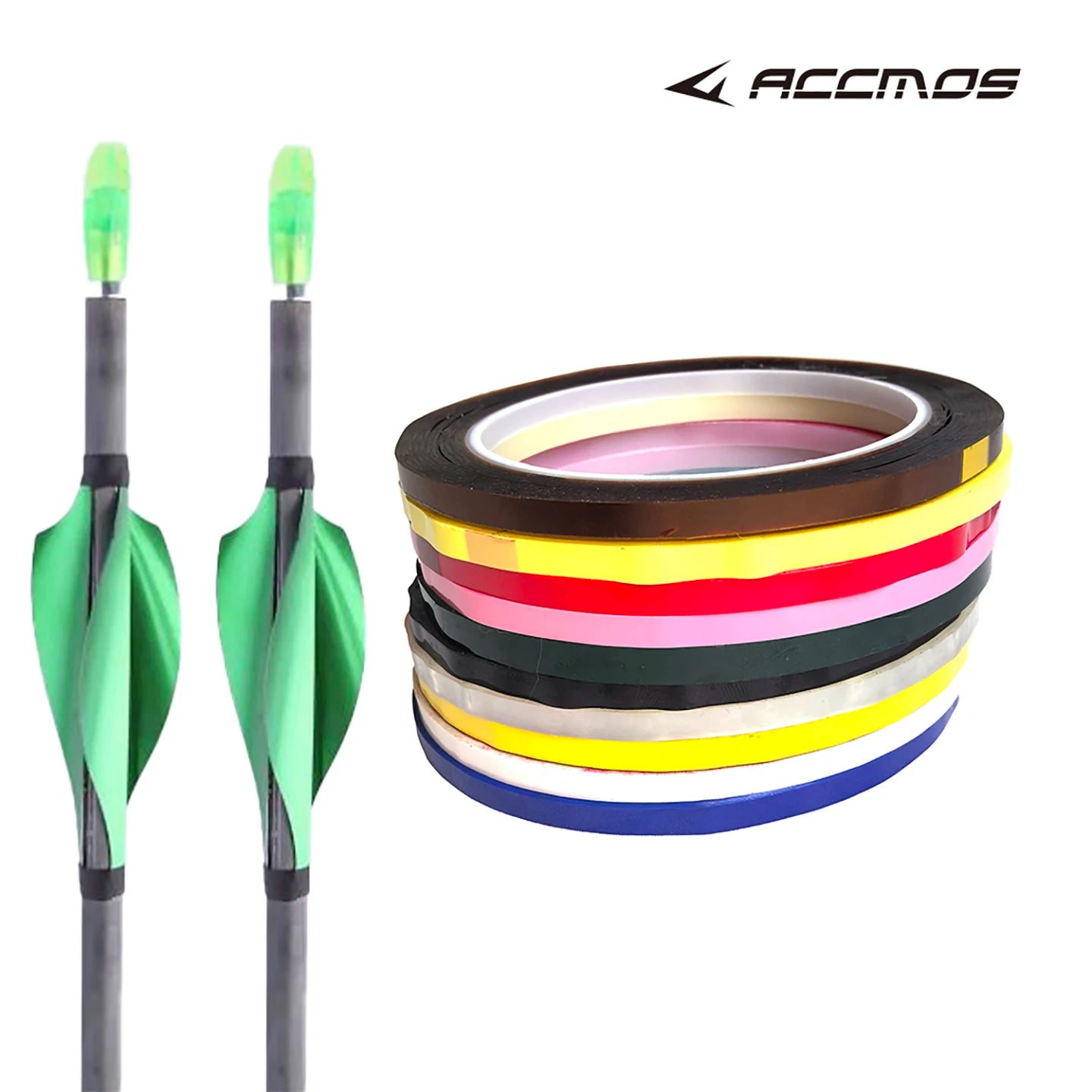 50m Roll Archery Spiral Feather Sealing Tape Adhesive Spin Wing Vane