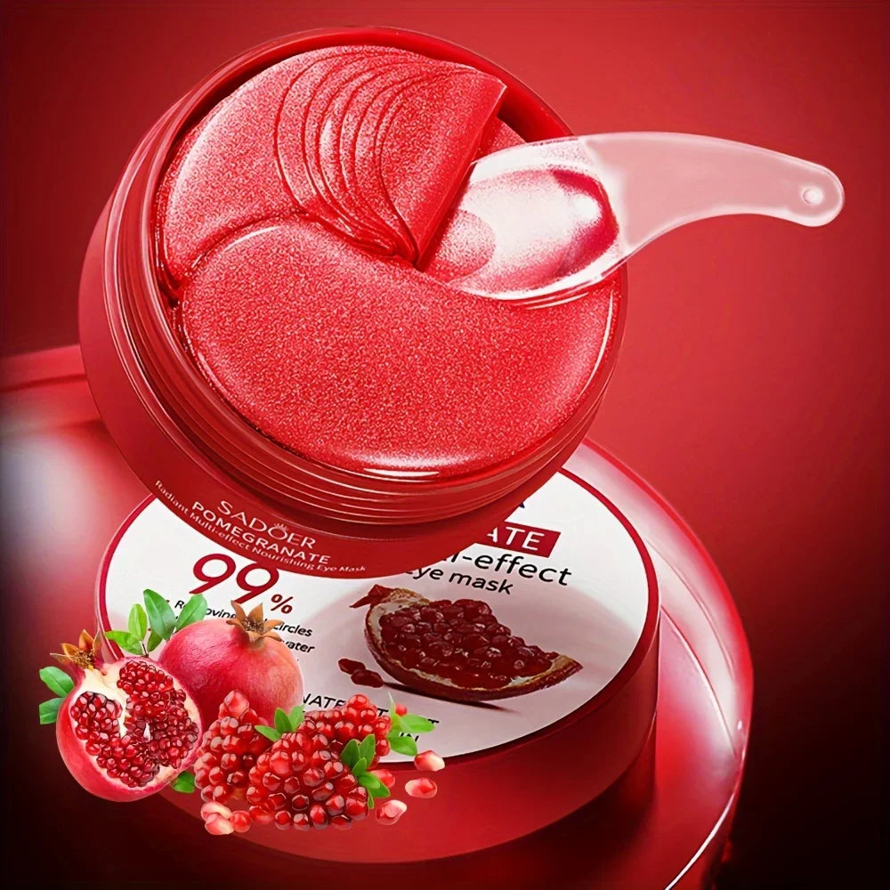 Pomegranate Eye Mask – Hydrating Nourishing Eye Patches 60pcs