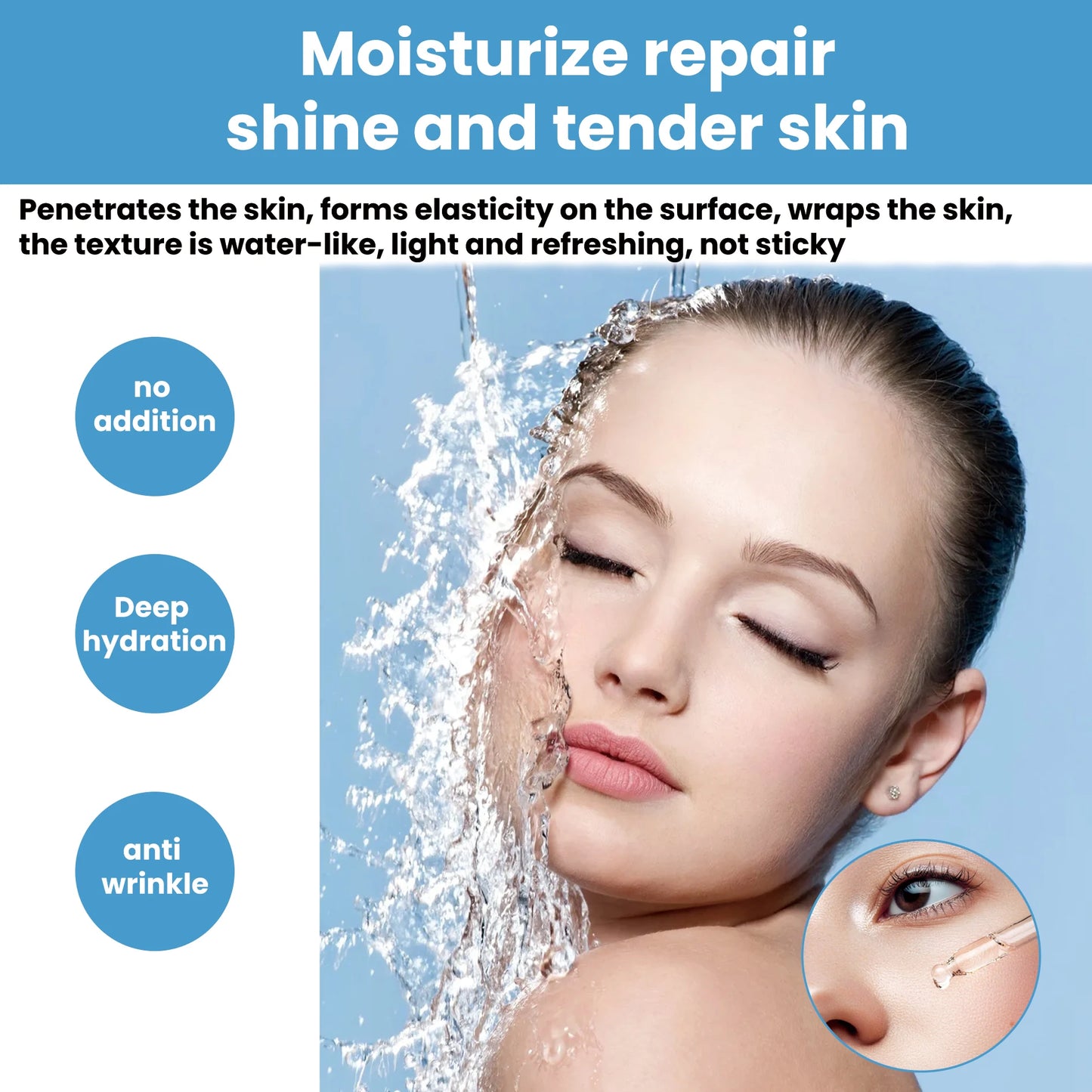 OUHOE Hyaluronic Acid Serum – Anti-Wrinkle & Pore Tightening 15ml