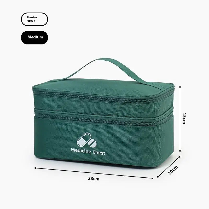 Double Layer First Aid Kit Bag – Oxford Cloth Travel Organizer