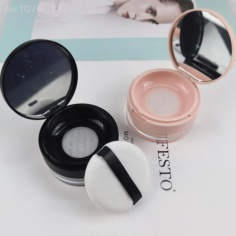 Portable Air Cushion Puff Box with Mirror & Powder Puff