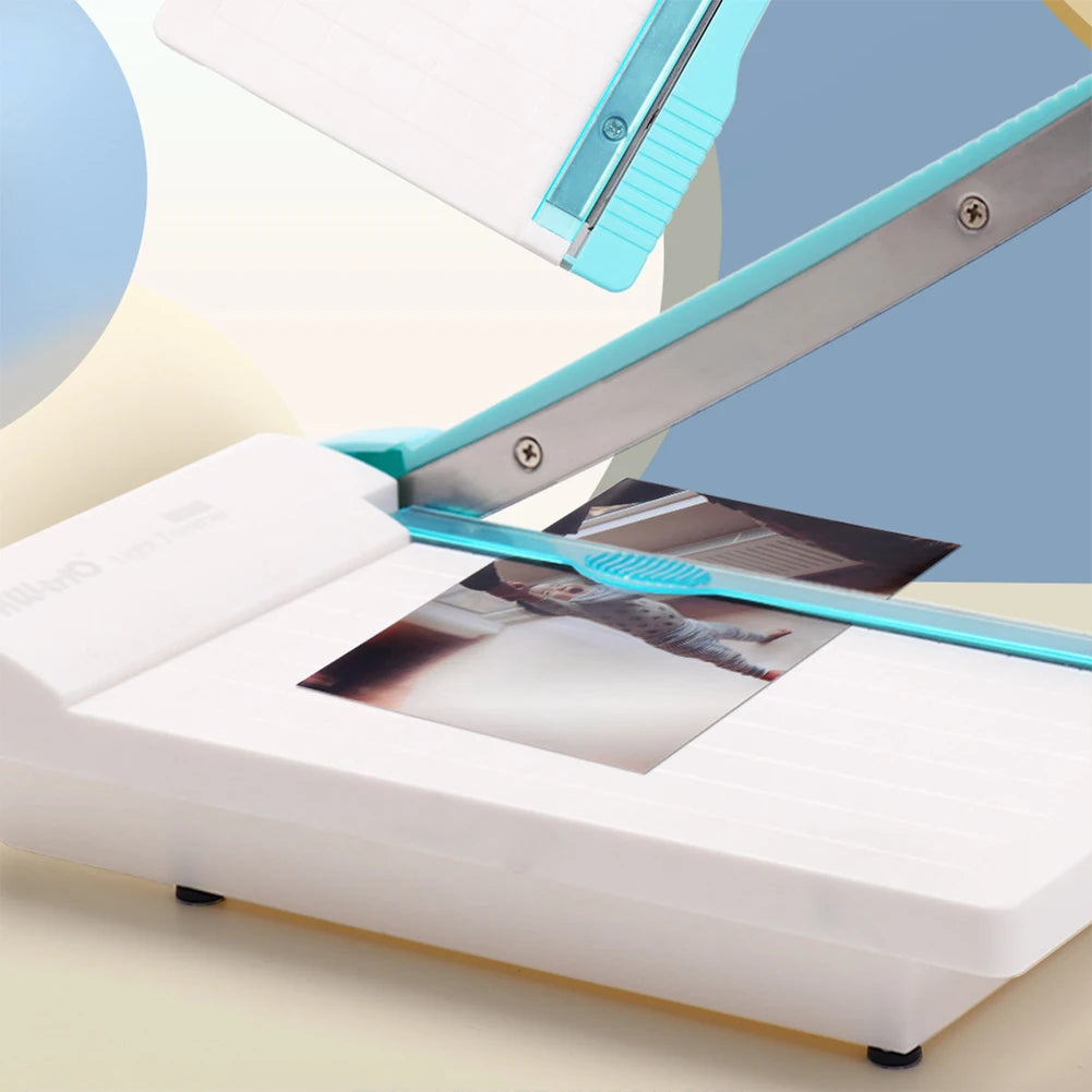 Portable Paper Cutter Multi-Purpose Non Slip Guillotine Paper Trimmer 160mm Cut Width Paper Cutters For Craft Paper Photos Cards Peaceful Pleasures Health and Wellness