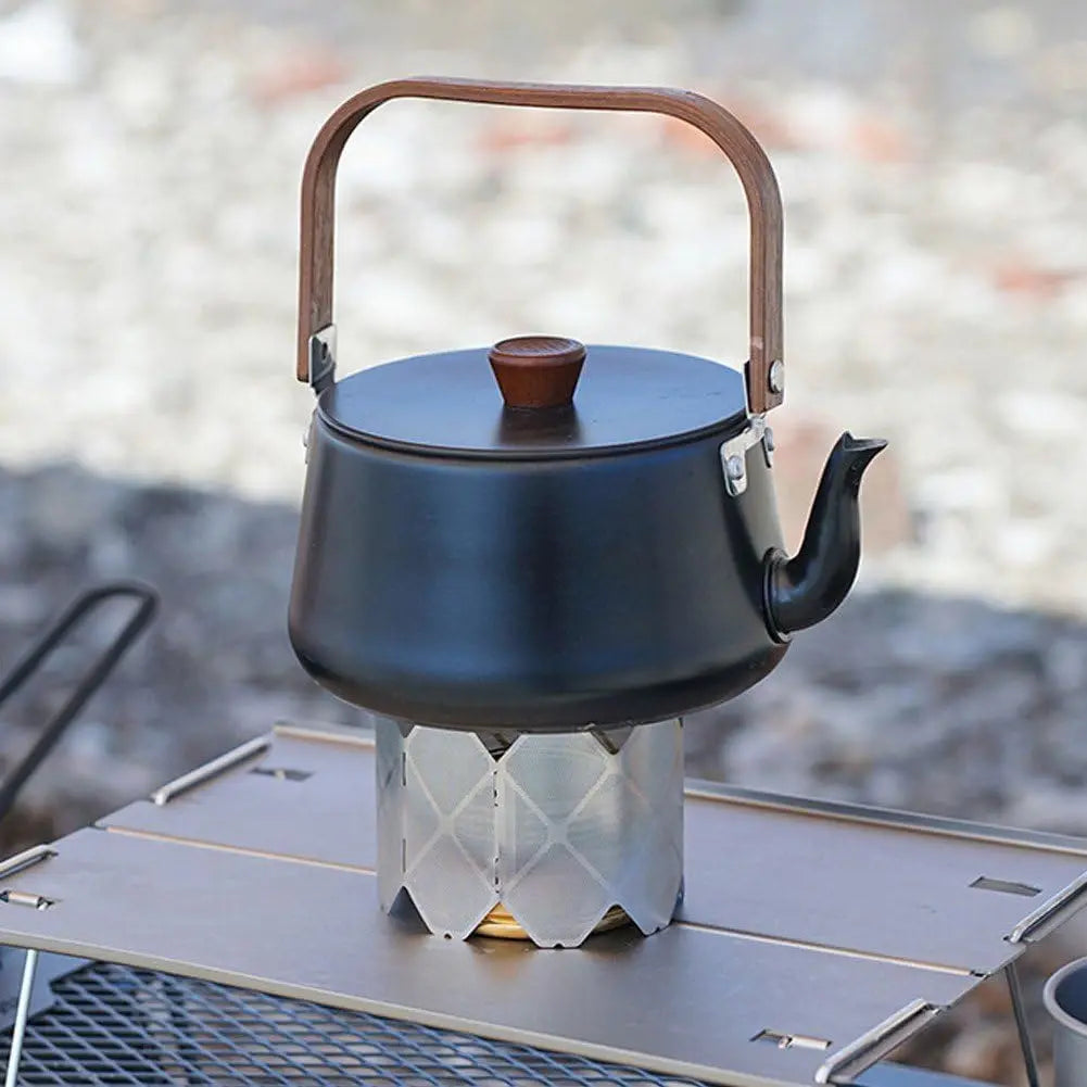 Alcohol Stove Windscreen Stove Rack Windscreen Camp Stove Windshield for Portable Outdoor Hiking Backpacking Cooking Supplies ﻿ Peaceful Pleasures Health and Wellness
